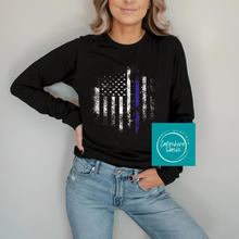 Load image into Gallery viewer, Police Distressed Flag