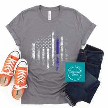 Load image into Gallery viewer, Police Distressed Flag