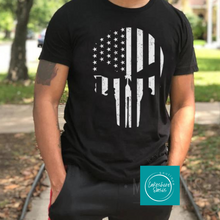 Load image into Gallery viewer, USA Skull