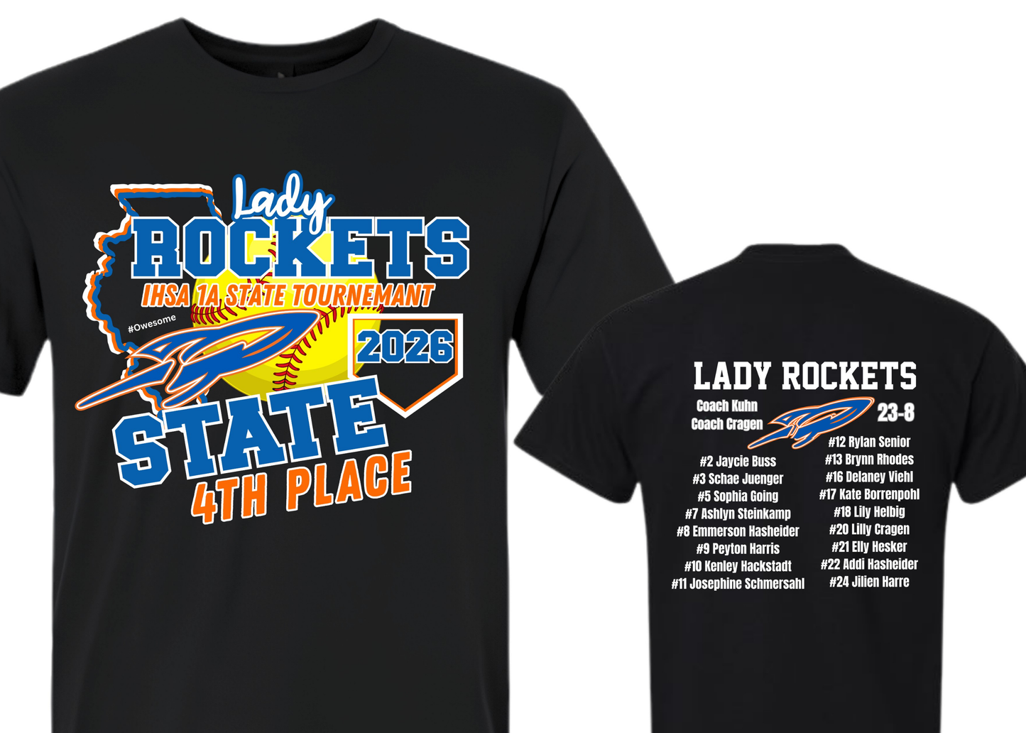 YOUTH LADY ROCKET SOFTBALL STATE