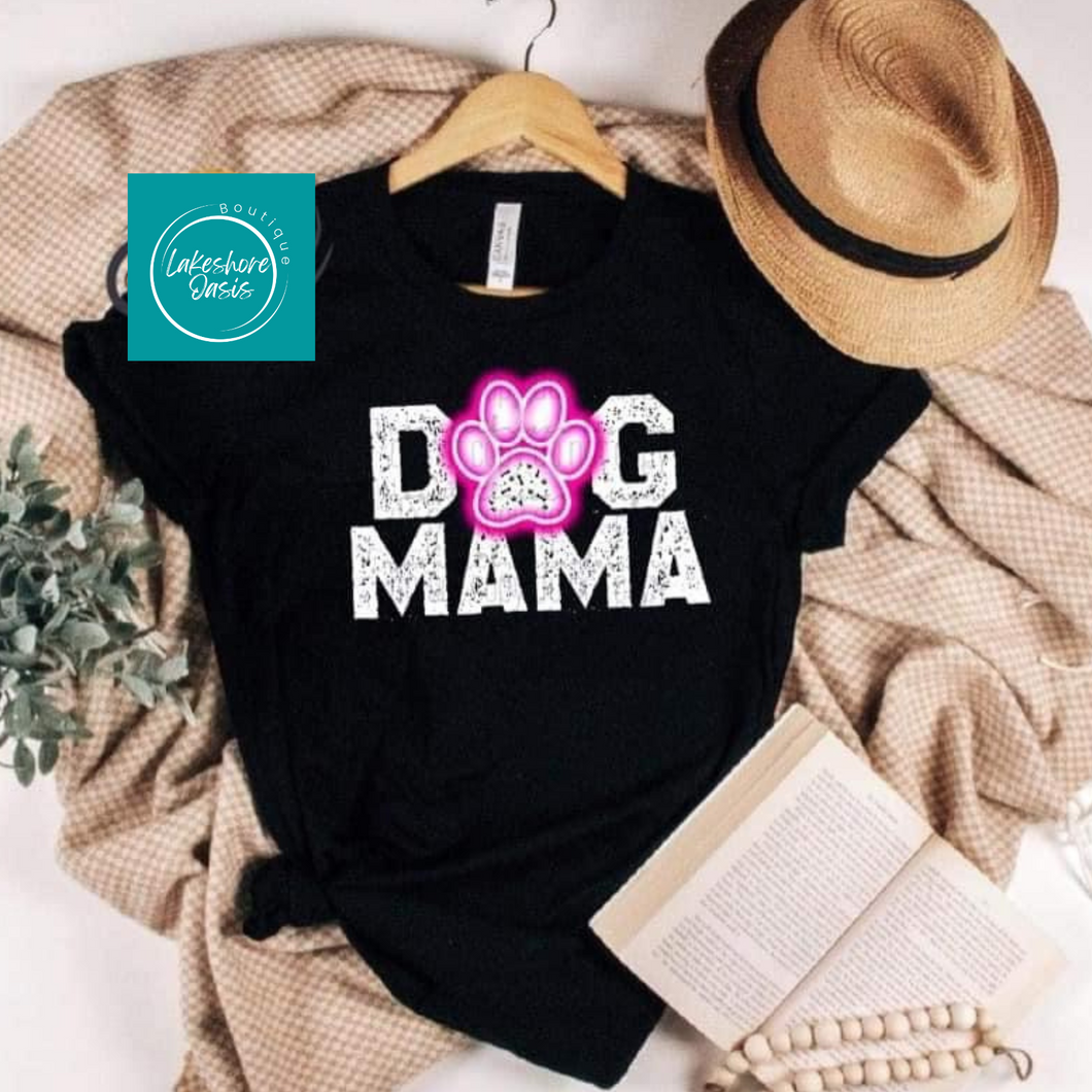 Dog Mama Pink Paw